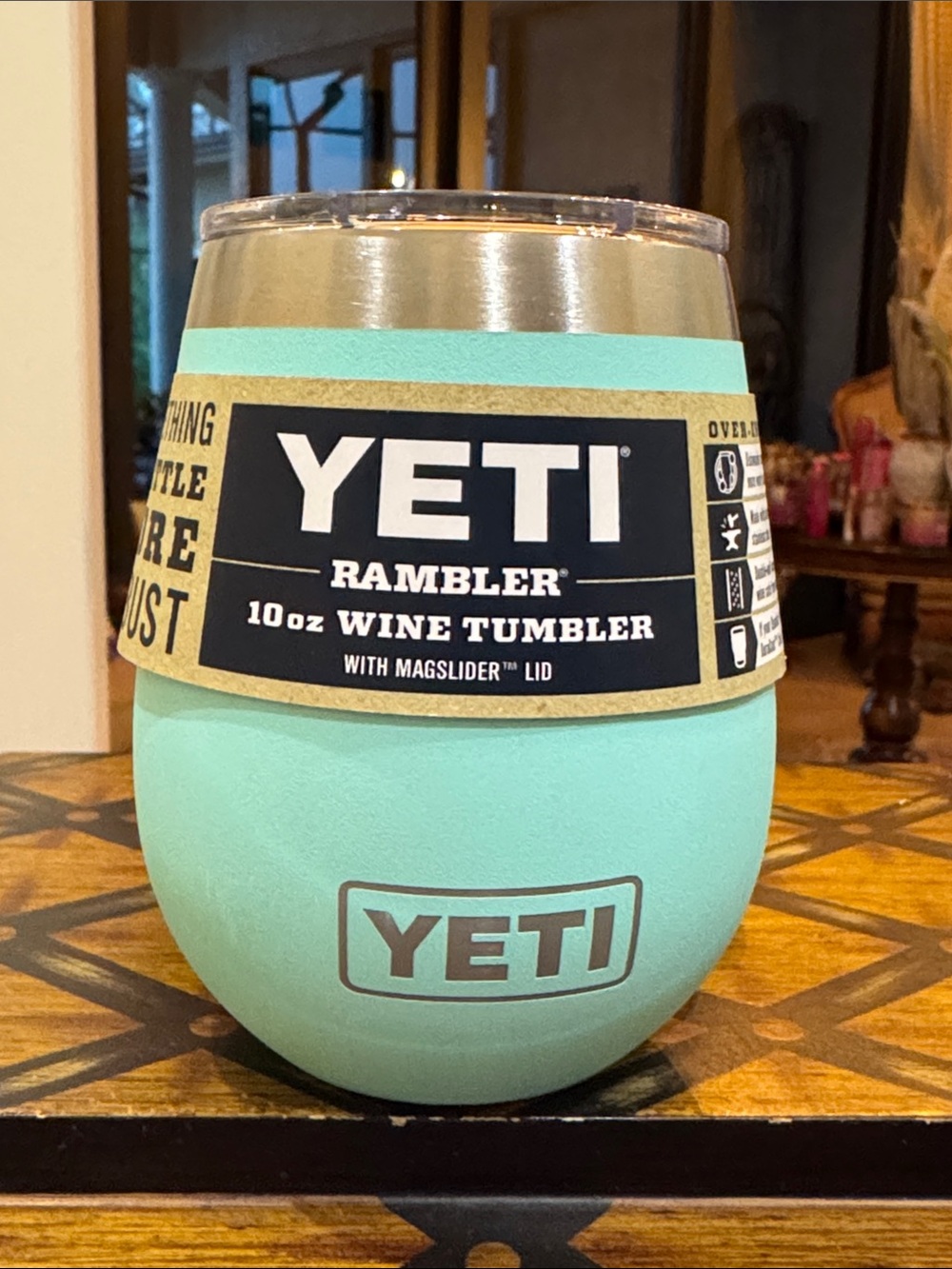 Yeti Rambler 10 oz Wine Tumbler - Seafoam Green
